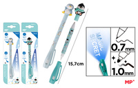 Długopis Szpiegowski MP UV z podwójną końcówką Pingwiny blister 1szt.mix