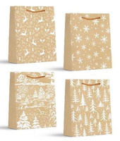 Torebki prezentowe BN 12 sztuk mix wzorów WK 22426 M