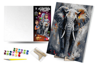 Malowanie po numerach Majestatyczny Słoń 40x50 cm