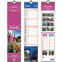 Kalendarz 2026 paskowy Ogrody