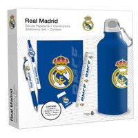 Butelka 650 ml z zestawwem piśmienniczy Real Madrid RM00029