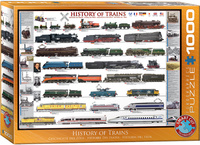 Puzzle 1000 History of Trains 6000-0251