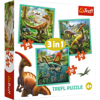 Puzzle 3w1 (20,36,50) Niezwykły świat dinozaurów 34837