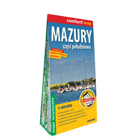 Mazury cz. Południowa mapa turystyczna 1:60 000 laminat 2023