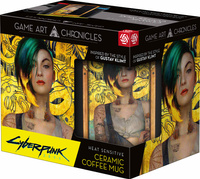 Kubek 450ml Game Art Chronicles Cyberpunk 2077 Judy &Gustaw Klimt Mug