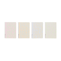 Paczka zeszyt Eco A4 48k.kratka Ecologique mix pakiet 6 sztuk