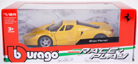 BBURAGO MODEL FERRARI ENZO YELLOW 1:24