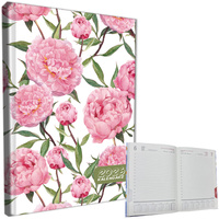 Kalendarz 2026 A5 dzienny sb/nd osobno Peonie