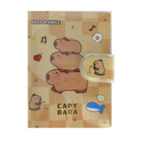 Notes A7 z zamknięciem Kapibara 70 kartek
