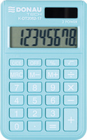 Kalkulator kieszonkowy DONAU TECH 97x60x10 mm jasnoniebieski