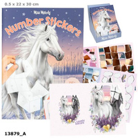 Zestaw z naklejkami Number Sticker Miss Melody 13879A
