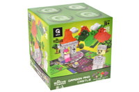 Klocki konstrukcyjne Block&Steps Smok i zamek +Gra planszowa 3w1