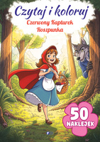 Czerwony Kapturek / Roszpunka. Czytaj i koloruj