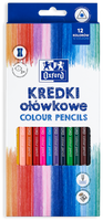 Kredki ołówkowe Oxford Regular z temperówką 12 kolorów