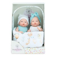 Lalki hiszpańskie bliźniaki Mini Golosinas 21cm Marina & Pau 0216