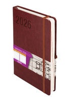 Kalendarz 2026 Formalizm A5 DNS brązowy