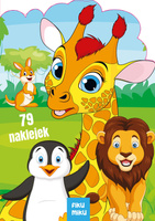 Żyrafa i przyjaciele. Wycieczka do zoo. Kolorowanka z wykrojnika FIKU MIKU