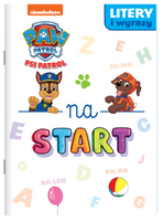 Litery i wyrazy... Psi Patrol. Na start…