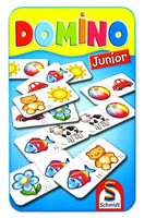 Gra Domino Junior w metalowej puszce