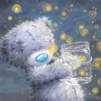 Karnet okolicznościowy Miś ze słoikiem 152x152