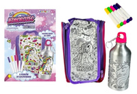 Bidon 500ml z Jednorożcem i torbą do kolorowania