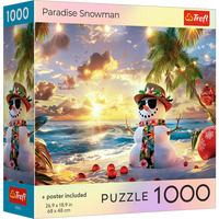 Puzzle 1000 USA Collection: Paradise Snowman