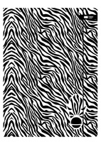 Teczka kartonowa z gumką Black&White Zebra 24x31cm Happy Color