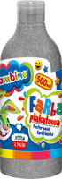 Farba plakatowa 500ml BAMBINO w butelce srebrna