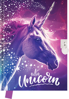 Pamiętnik z kłódką Unicorn 80 kratek