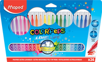 Flamastry Maped colorpeps long life 24 kolory