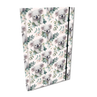 Notes A5 kratka z gumką Soft Touch Me And My Koala