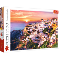 Puzzle 1000 Zachód słońca nad Santorini 10435