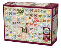 Puzzle 2000 Motyle i kwiaty 112179