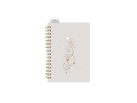 Kołozeszyt A6 z gumką 80k.linia kremowy