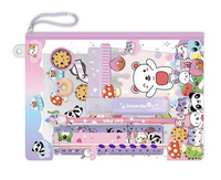 Notatnik w saszetce z akcesoriami Zwierzątka