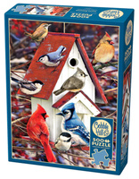 Puzzle 500 Zimowy domek dla ptaków 112652