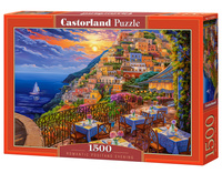 Puzzle 1500 Romantic Positano Evening C-152209-2