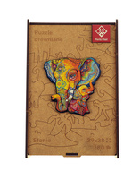 Puzzle 180 drewniane A3 Słonie