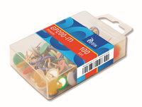 Pinezki kolor mix Tetis 100 sztuk