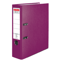 Segregator A4 Herlitz Q. File PP 8cm jagodowy