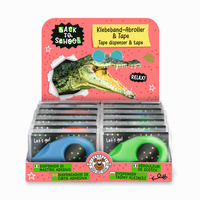 Dyspenser z przezroczystą taśmą klejącą 1szt.mix