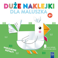 Duże naklejki dla maluszka. Kurka 4+