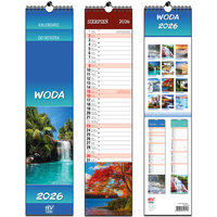 Kalendarz 2026 paskowy Woda