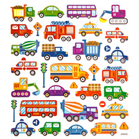 Naklejki Pojazdy Służb Miejskich 35 szt.