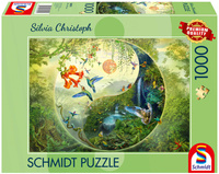 Puzzle 1000 PQ Silvia Christoph W lesie kolibrów 113656