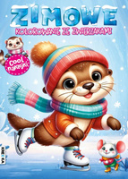 Zimowe kolorowanie ze zwierzakami