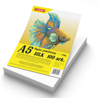 Papier A5 powlekany kredowany 100 ark.350g