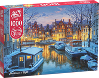 Puzzle 1000 CherryPazzi Amsterdam at Night 30264