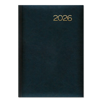 Kalendarz 2026 książkowy A5 dzienny granatowy SK2
