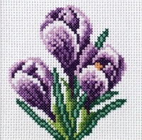 Zestaw do haftu krzyżykowego Krokusy